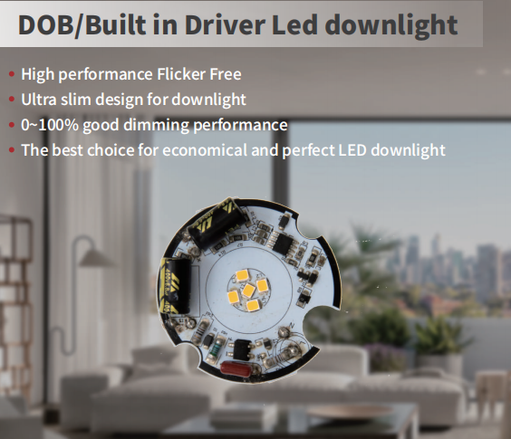 La solución DOB IC será el futuro del desarrollo de conducción de iluminación LED