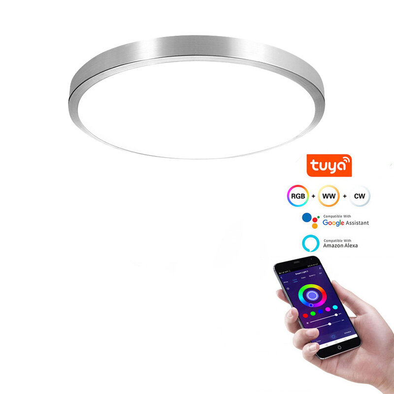 Metal Smart Ceiling light Tuya Smart Control WiFi/ZigBee/Bluetooth