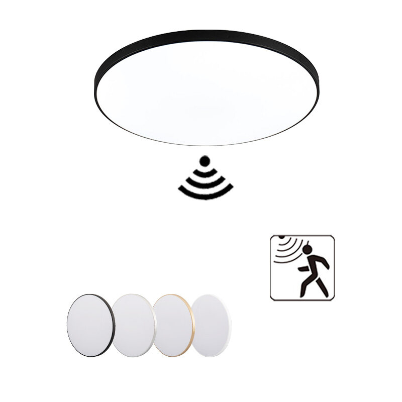 Ultra-thin Slice Ceiling light Microwave Motion Sensor