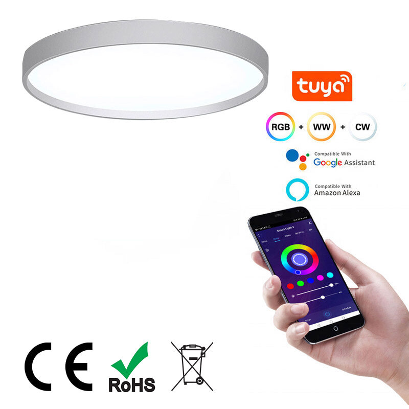 Mercury Smart Ceiling light Tuya Smart Control WiFi/ZigBee/Bluetooth Crown