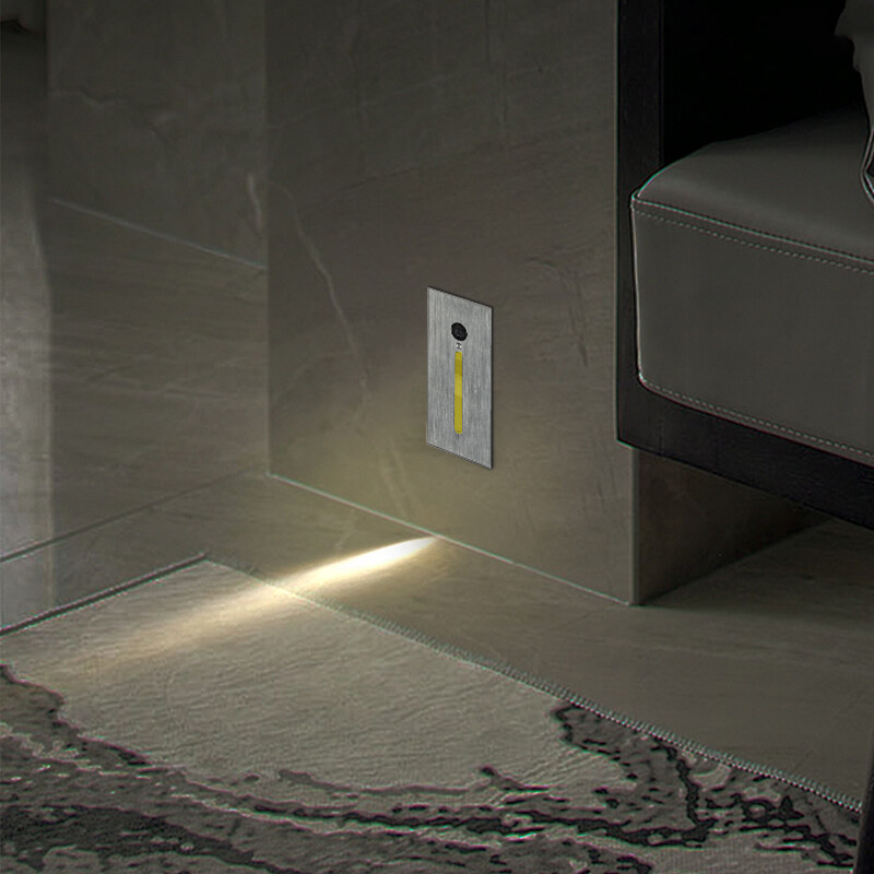 Aluminum IP20 Sensor Step Light