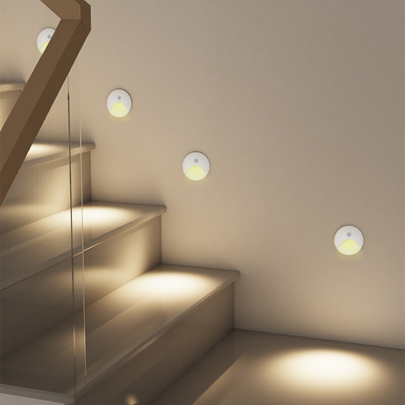 Round Waterproof Sensor Step Light