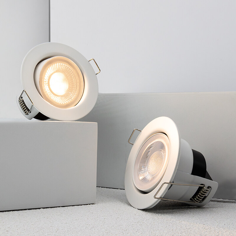 White Black Silm Recessed Downlight