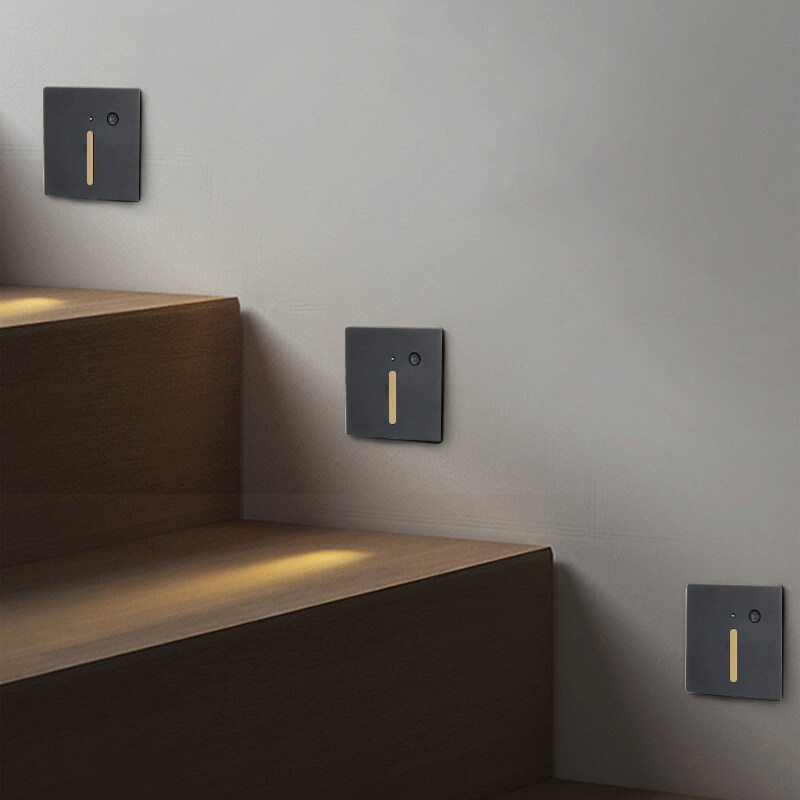 Square IP65 Sensor Staris Light